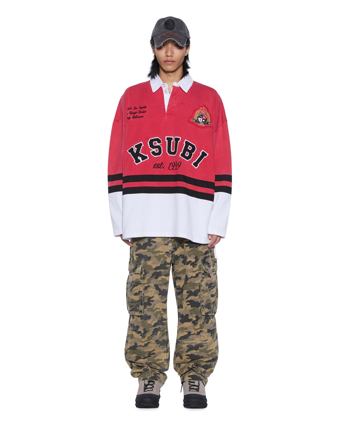 DUKE RUGBY LS JERSEY RED