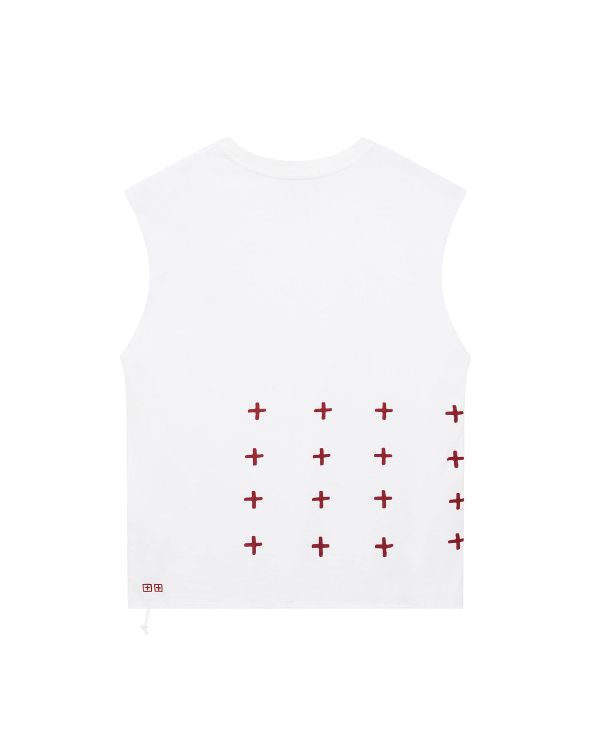 KINGDOM CUT OFF BIGGIE TEE WHITE