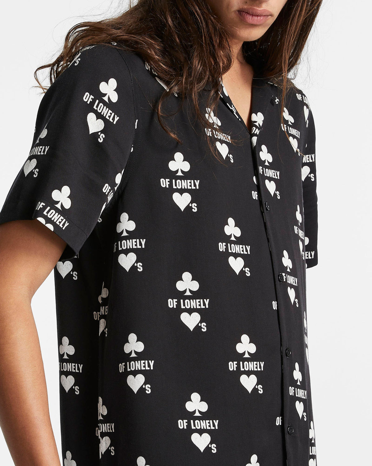 KLUB OF HEARTS RESORT SS SHIRT BLACK