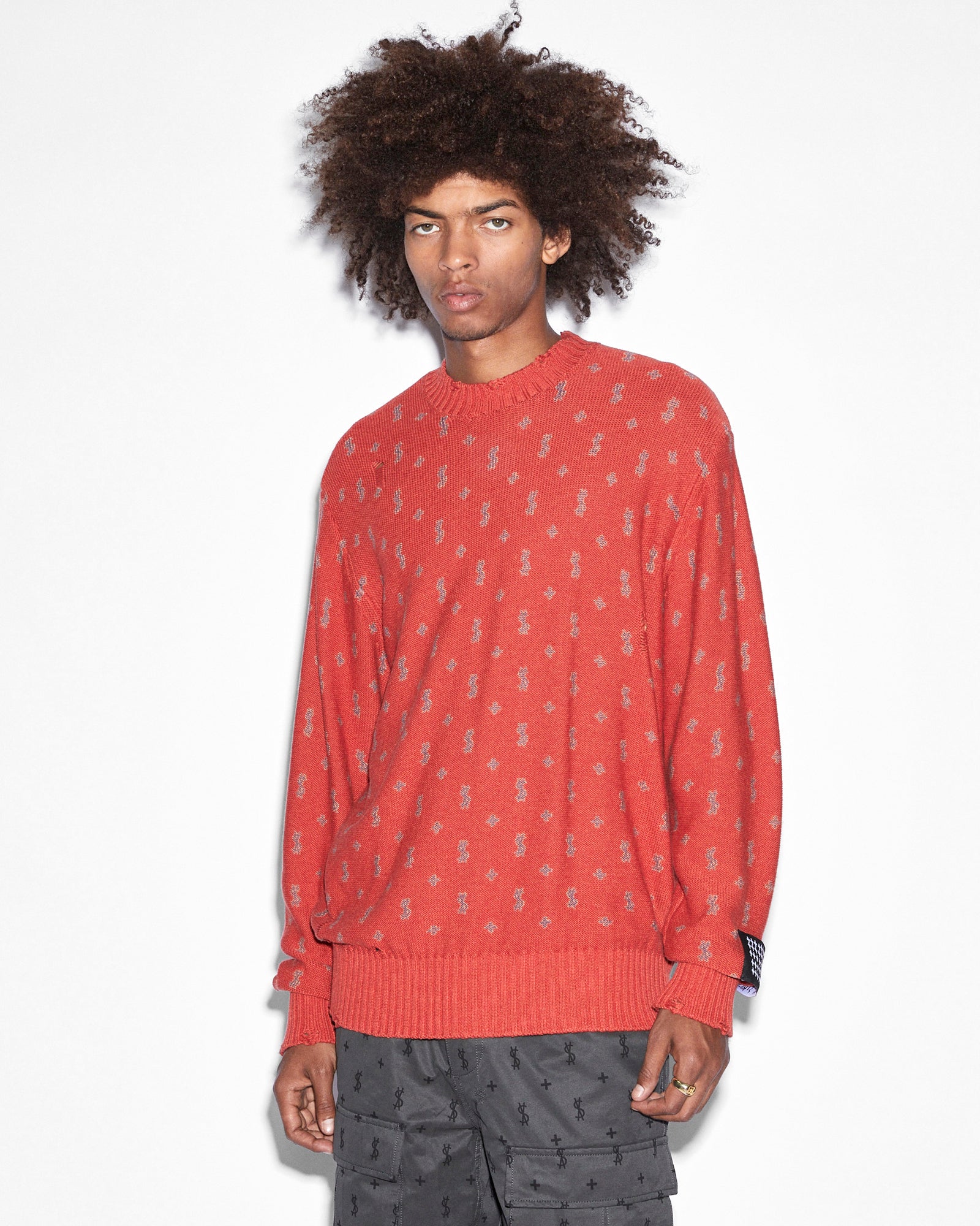 MENS ALLSTAR KNIT CREW TORCH REGULAR KNITWEAR