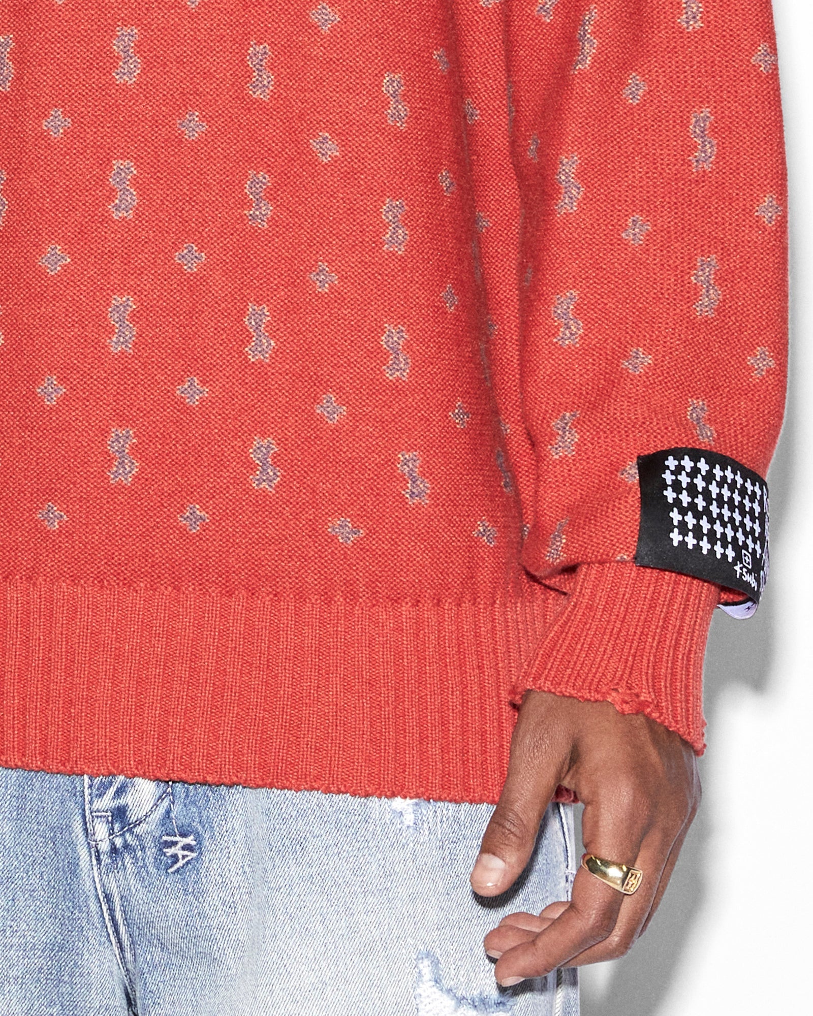 MENS  ALLSTAR KNIT CREW TORCH REGULAR KNITWEAR