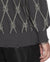 MENS  DIAMOND DOLLAR KNIT CREW GREY REGULAR KNITWEAR