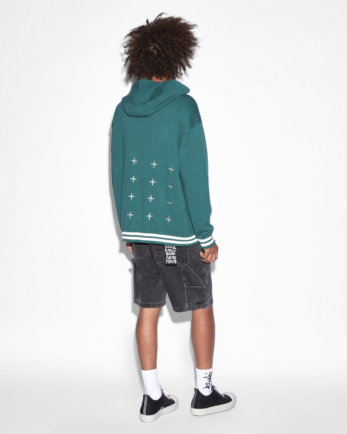 FLIGHT KNIT HOODIE GREEN