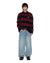 MENS  RUGGED MOHAIR KNIT CREWNECK OX BOXY KNITWEAR