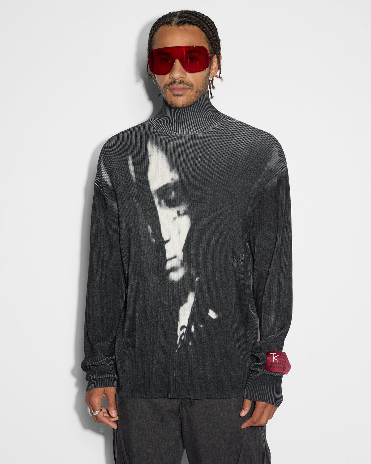 MENS TRIPPIE KNIT BLACK KNITWEAR