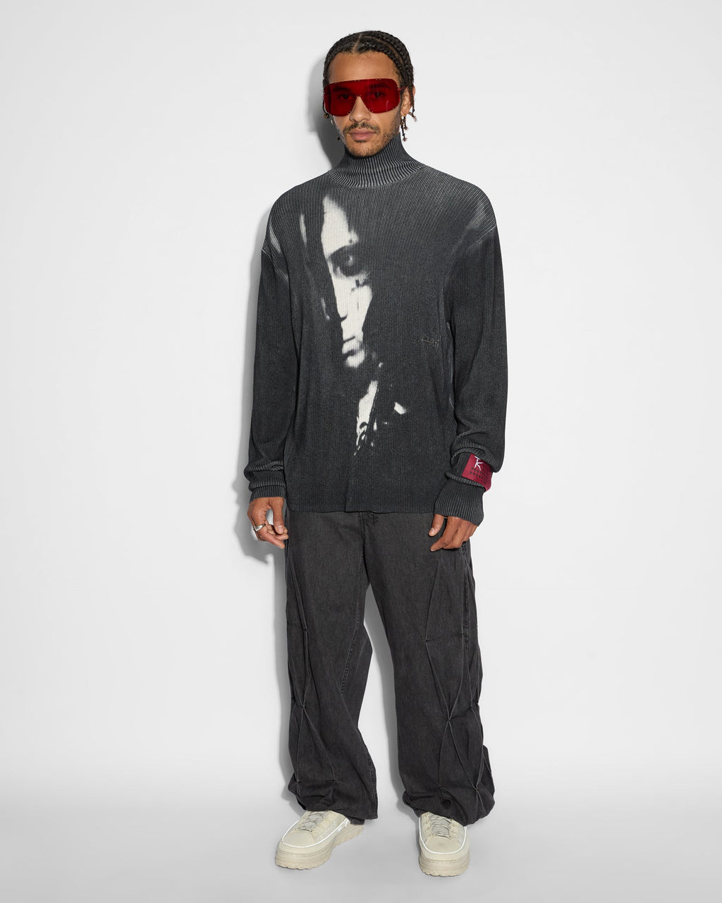 MENS TRIPPIE KNIT BLACK KNITWEAR