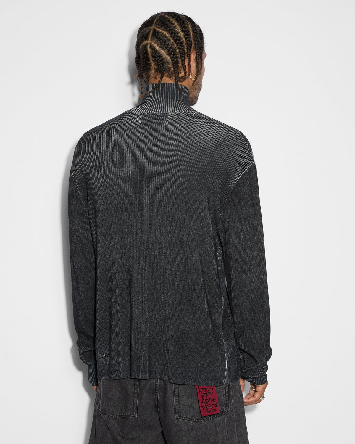 MENS TRIPPIE KNIT BLACK KNITWEAR