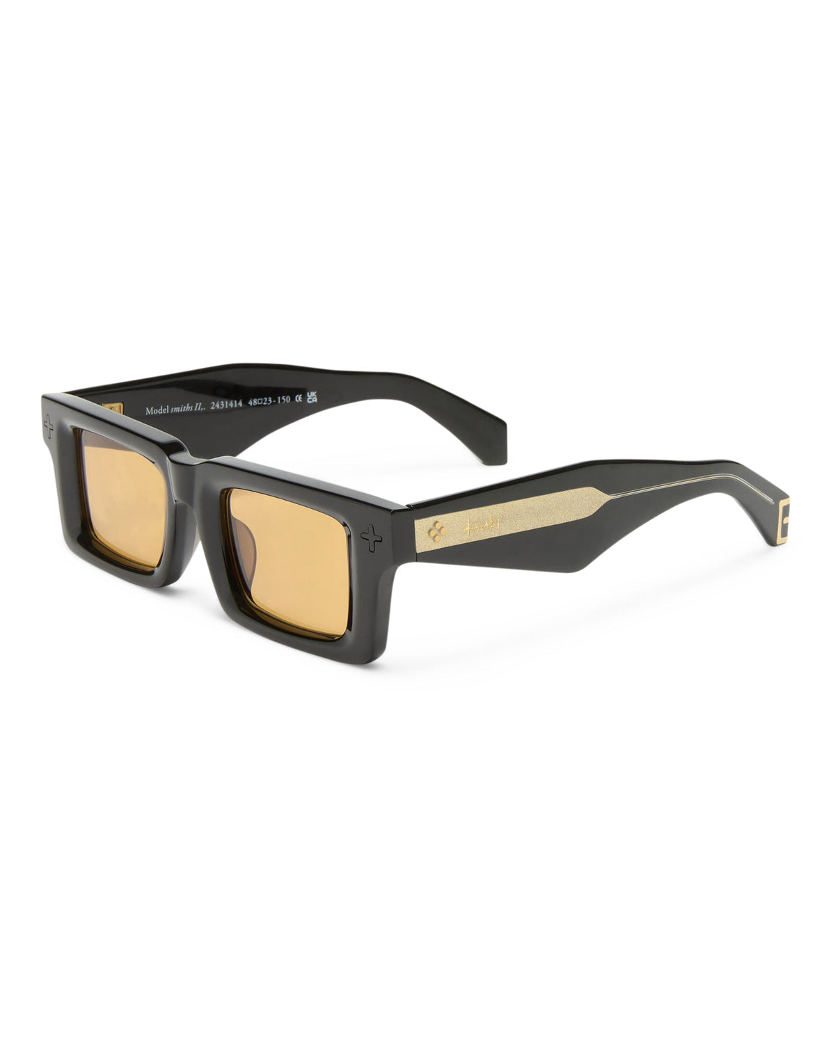 Smiths Sunglasses Black Gold Eyewear - Black