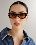 Cypher Sunglasses Black Gold Eyewear - Black