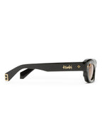 Cypher Sunglasses Black Gold Eyewear - Black