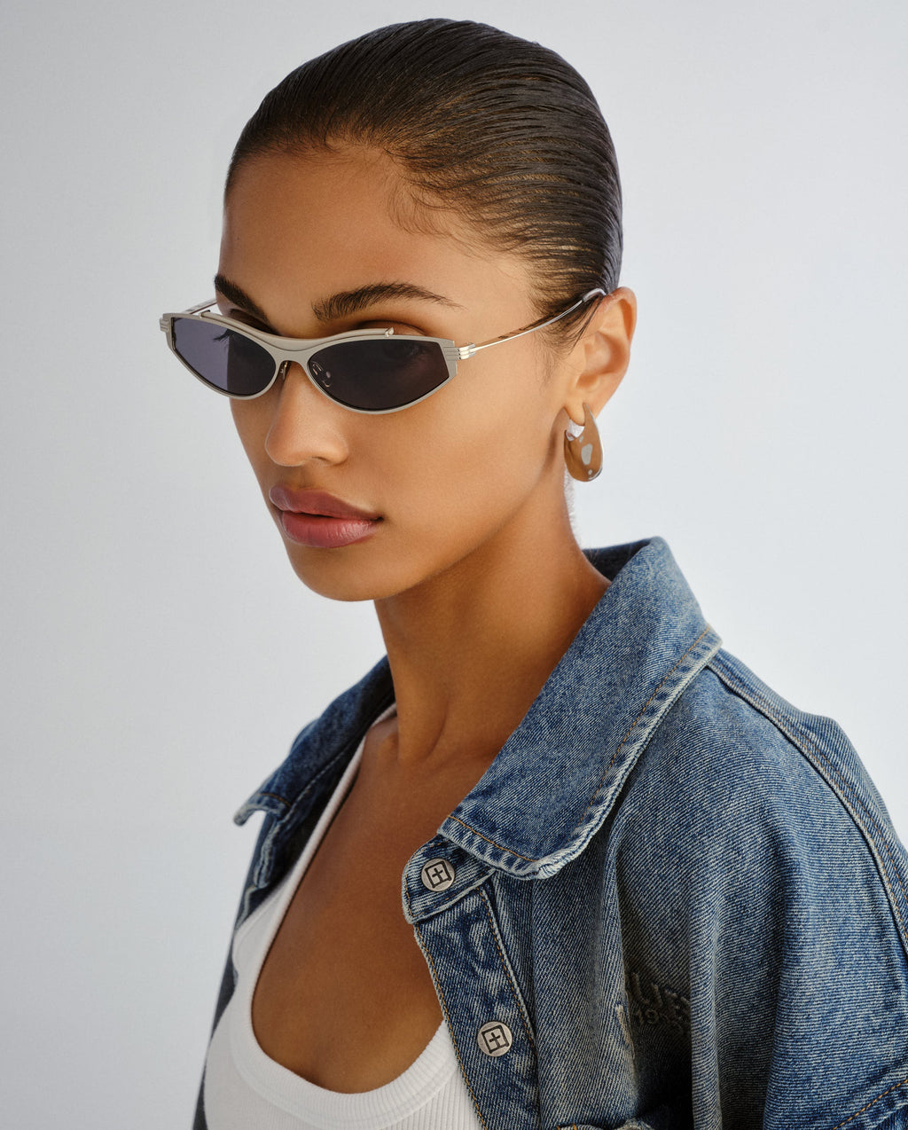 THE KSPEED KATZ SUNGLASSES SILVER EYEWEAR