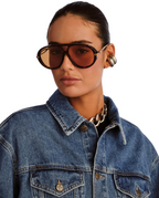 THE KONDOR SUNGLASSES OLD SKOOL TORT EYEWEAR