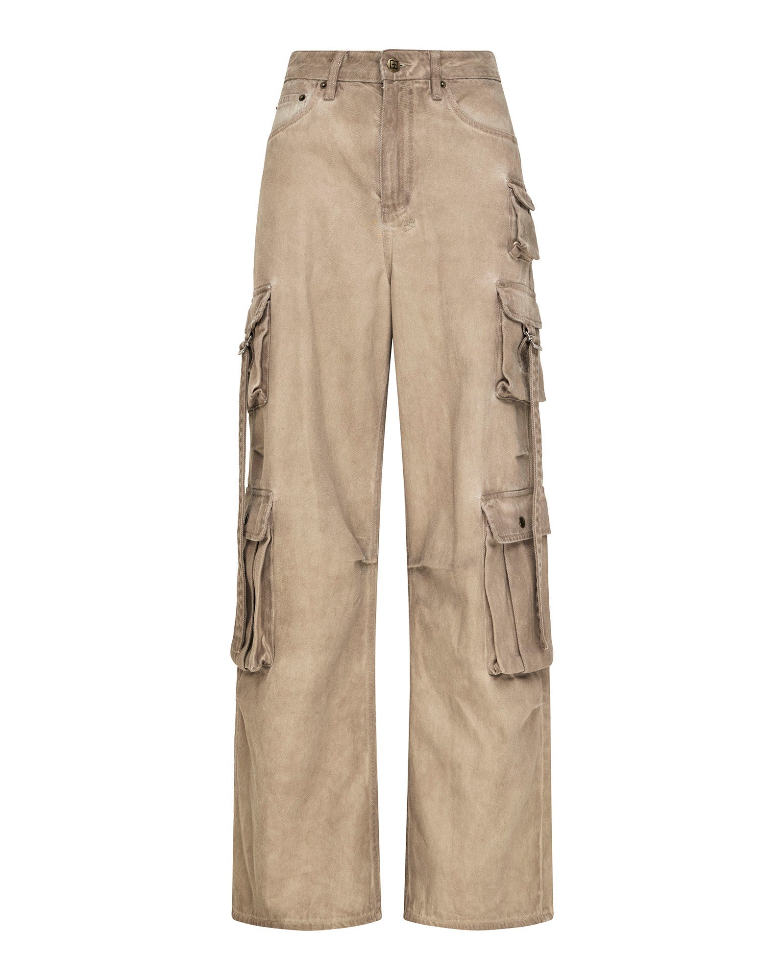 WOMENS  KSUPER CARGO TERRA BAGGY DENIM JEANS