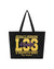  LA AND THE STREETS TOTE BLACK BAGS