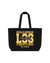  LA AND THE STREETS TOTE BLACK BAGS