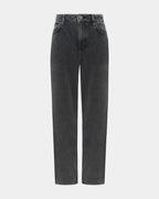 Womens Low Rider Daze Trip Baggy Denim Jeans - Black