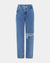WOMENS  LOW RIDER HERITAGE TRASHED BAGGY DENIM JEANS