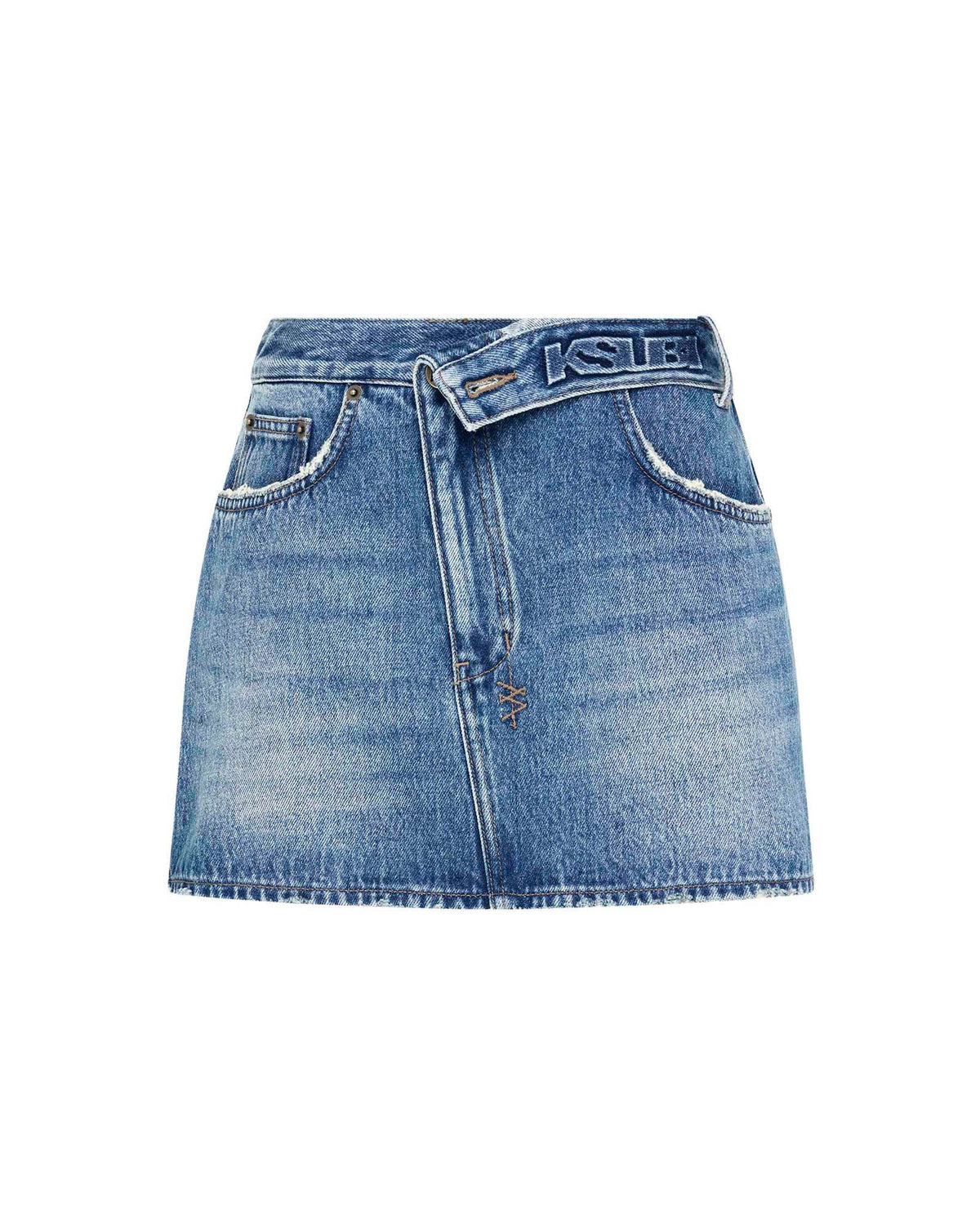 WOMENS LOW RIDER MINI FLIP AGED SKIRTS