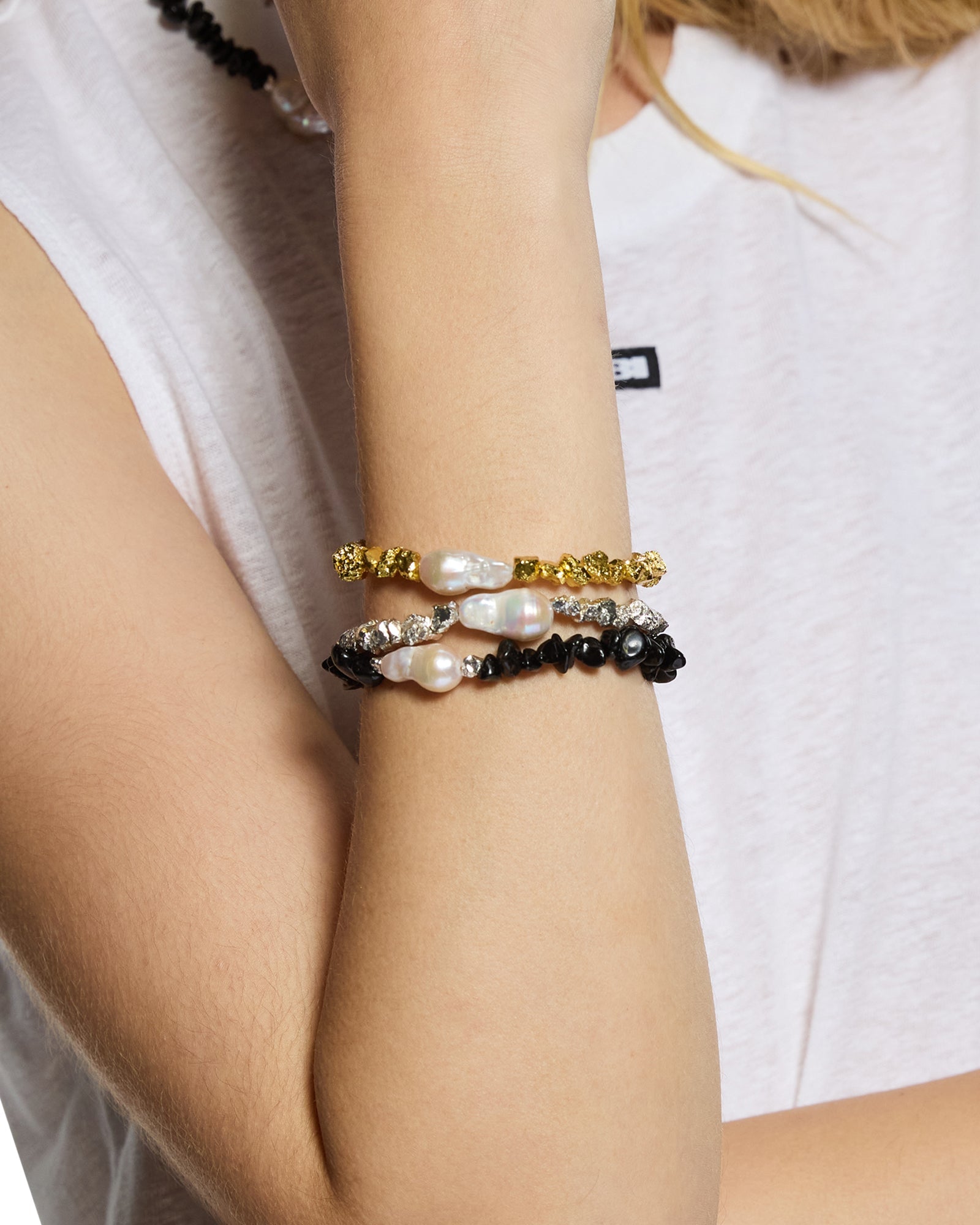  UNCUT SILVER BRACELET JEWELLERY