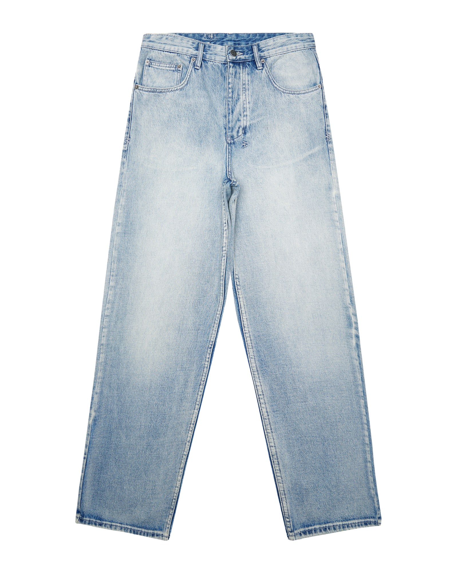 MENS  MAXX PUNK BLUE BAGGY DENIM JEANS