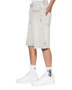 Mens Maxx Short White Snow Relaxed Walkshorts - White