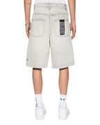 Mens Maxx Short White Snow Relaxed Walkshorts - White