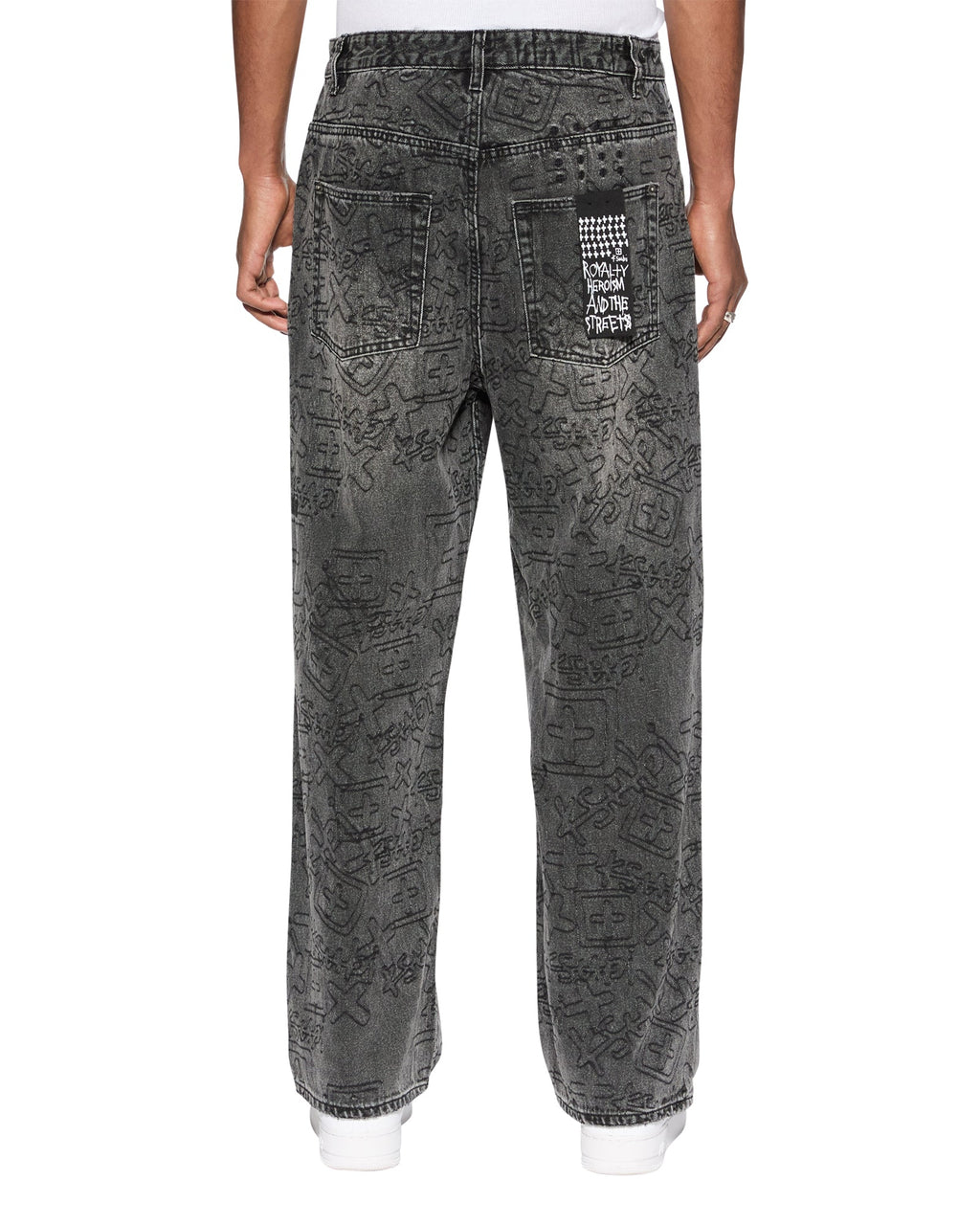 MENS MAXX STENCIL STITCH DENIM JEANS