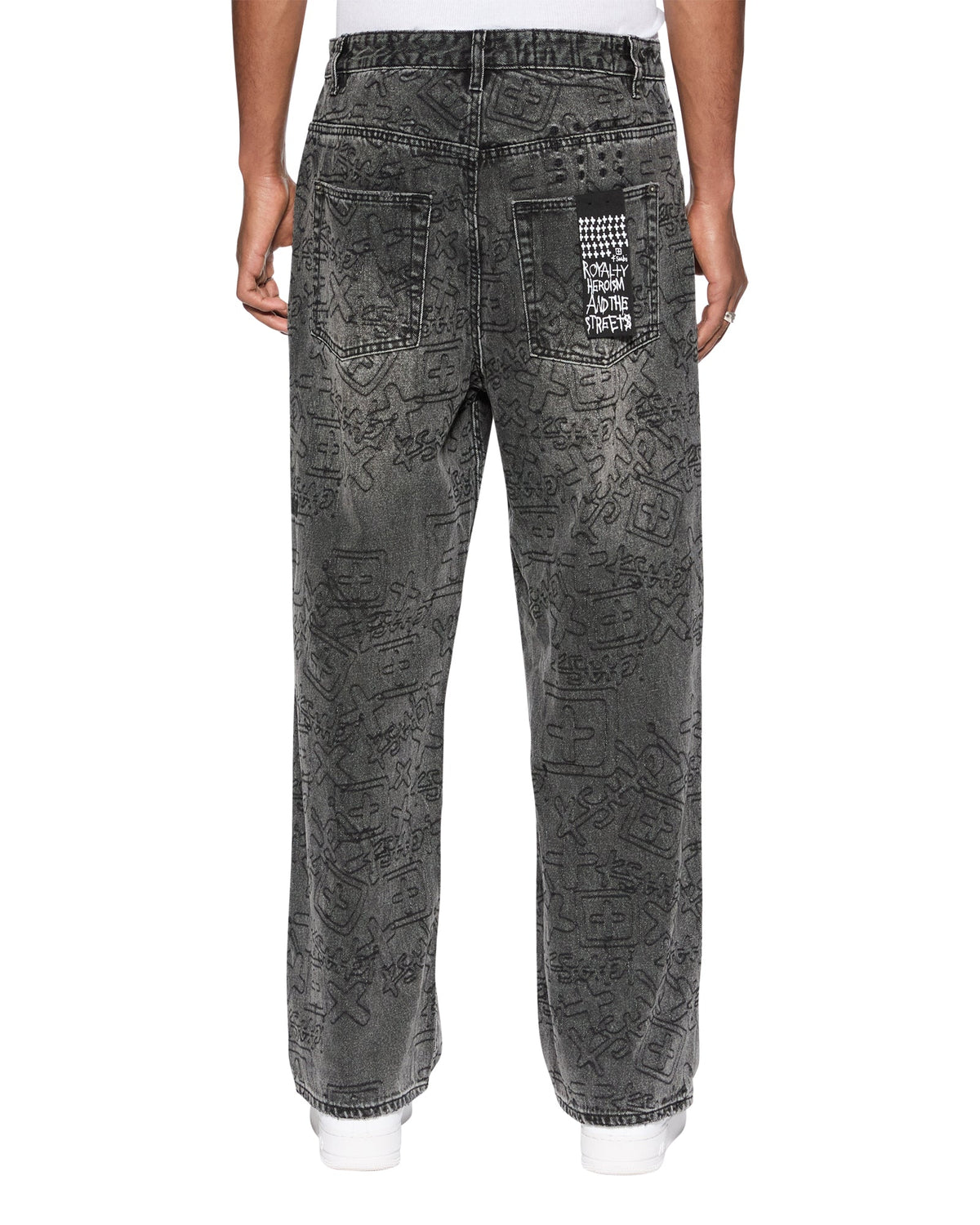MENS MAXX STENCIL STITCH DENIM JEANS