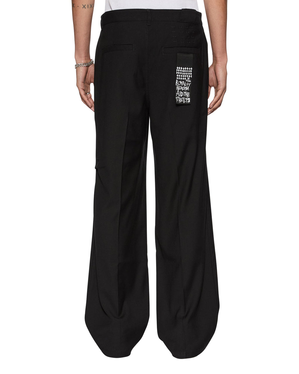 MENS MELROSE SUIT PANT BLACK PANTS