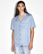 Mens Downtown Ss Shirt Lake Regular Shirts - Blue