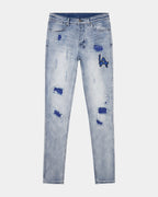 Mens Van Winkle La Trashed Dreams Skinny Denim Jeans - Denim