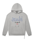 MENS LA 4X4 BIGGIE HOODIE GREY MARLE FLEECE