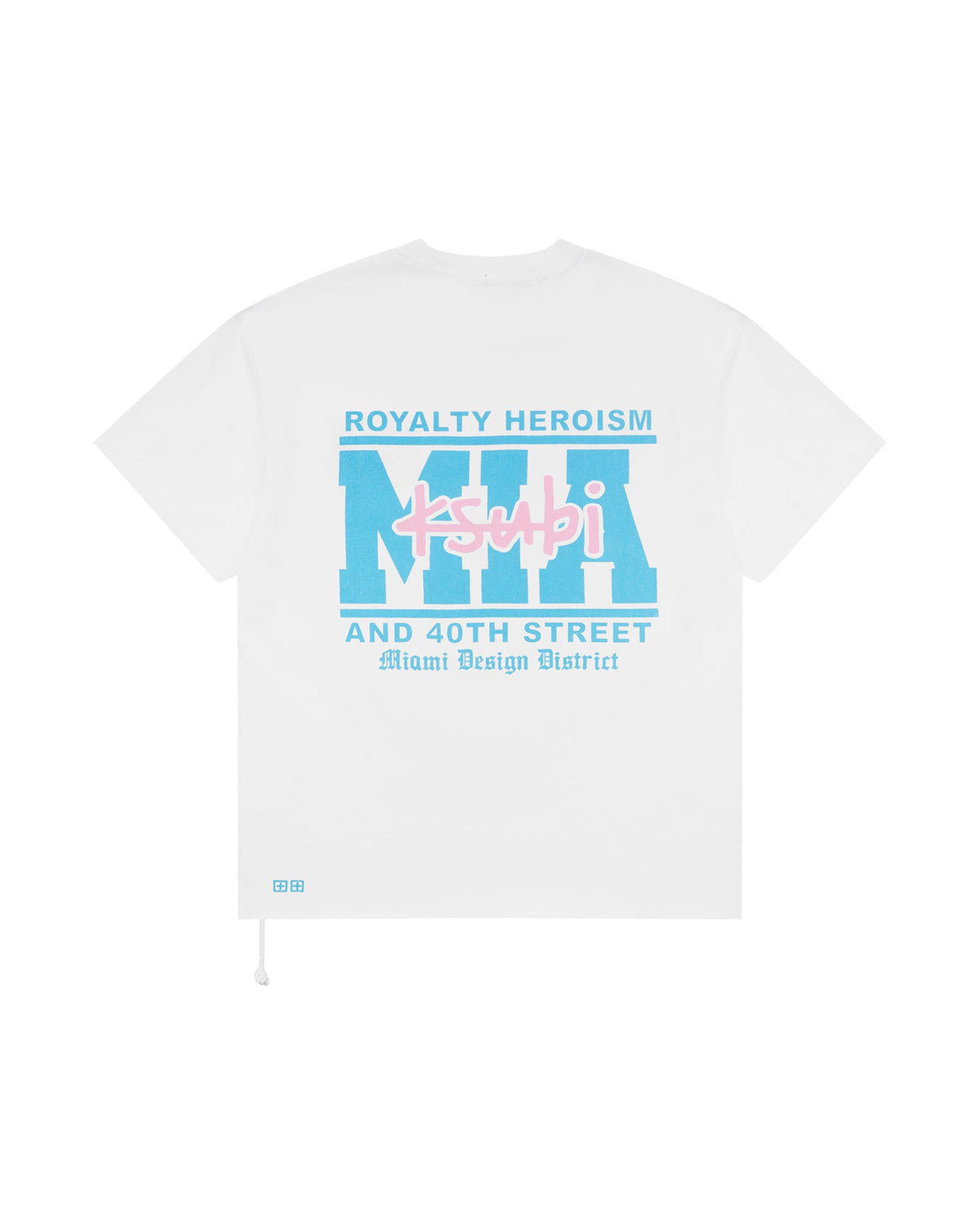 MIAMI AND THE STREETS SS BIGGIE TEE WHITE