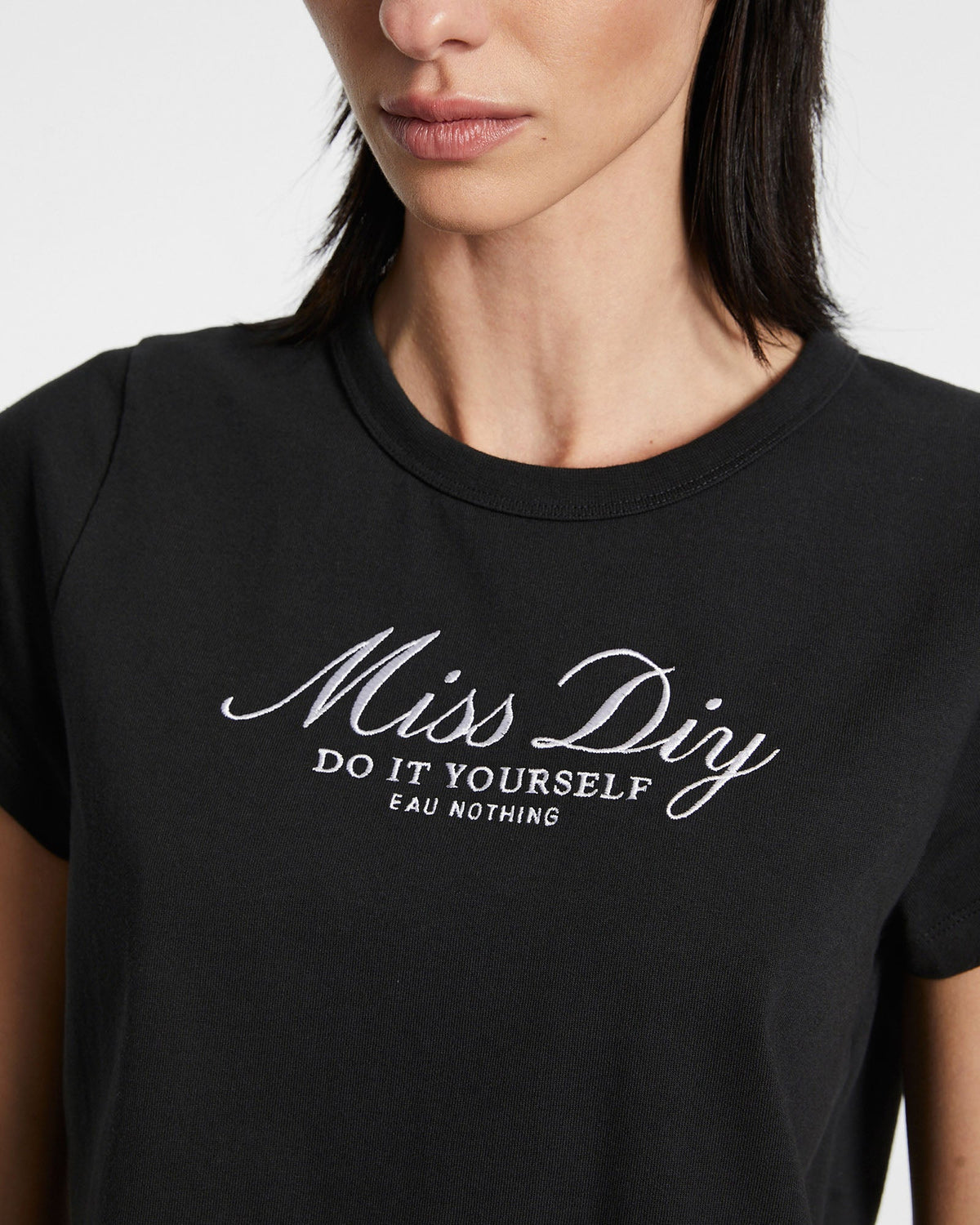 MISS DIY MINI SS TEE JET BLACK