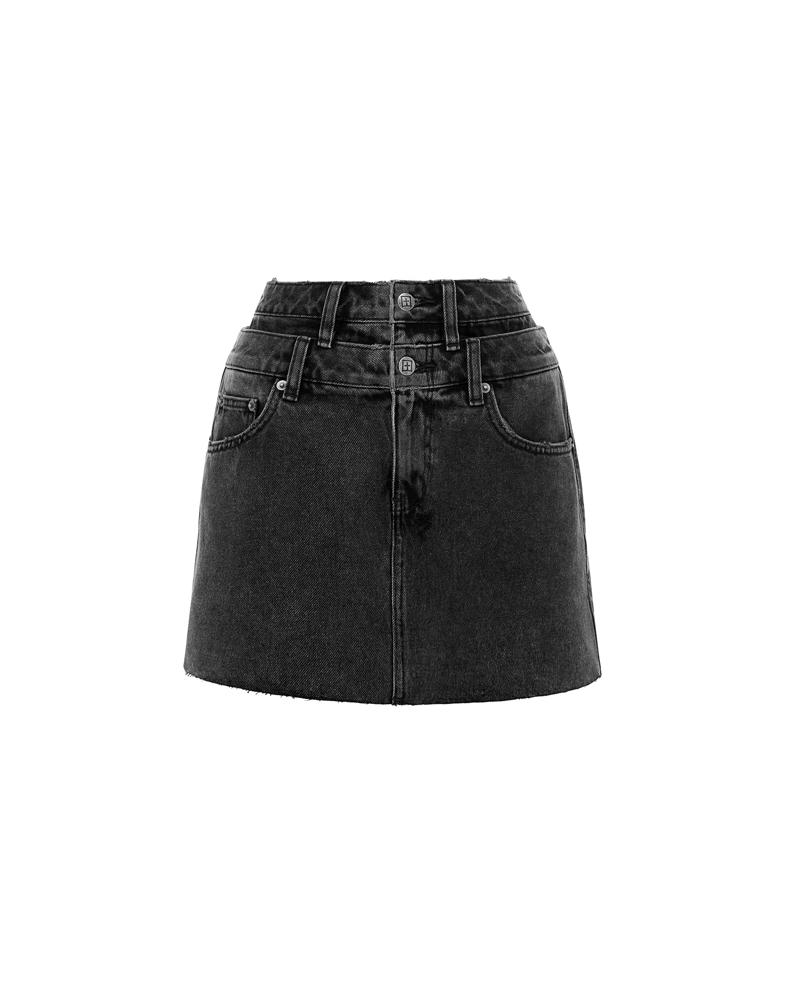 WOMENS  MODEL MINI REWORK SHADOW SLIM SKIRTS