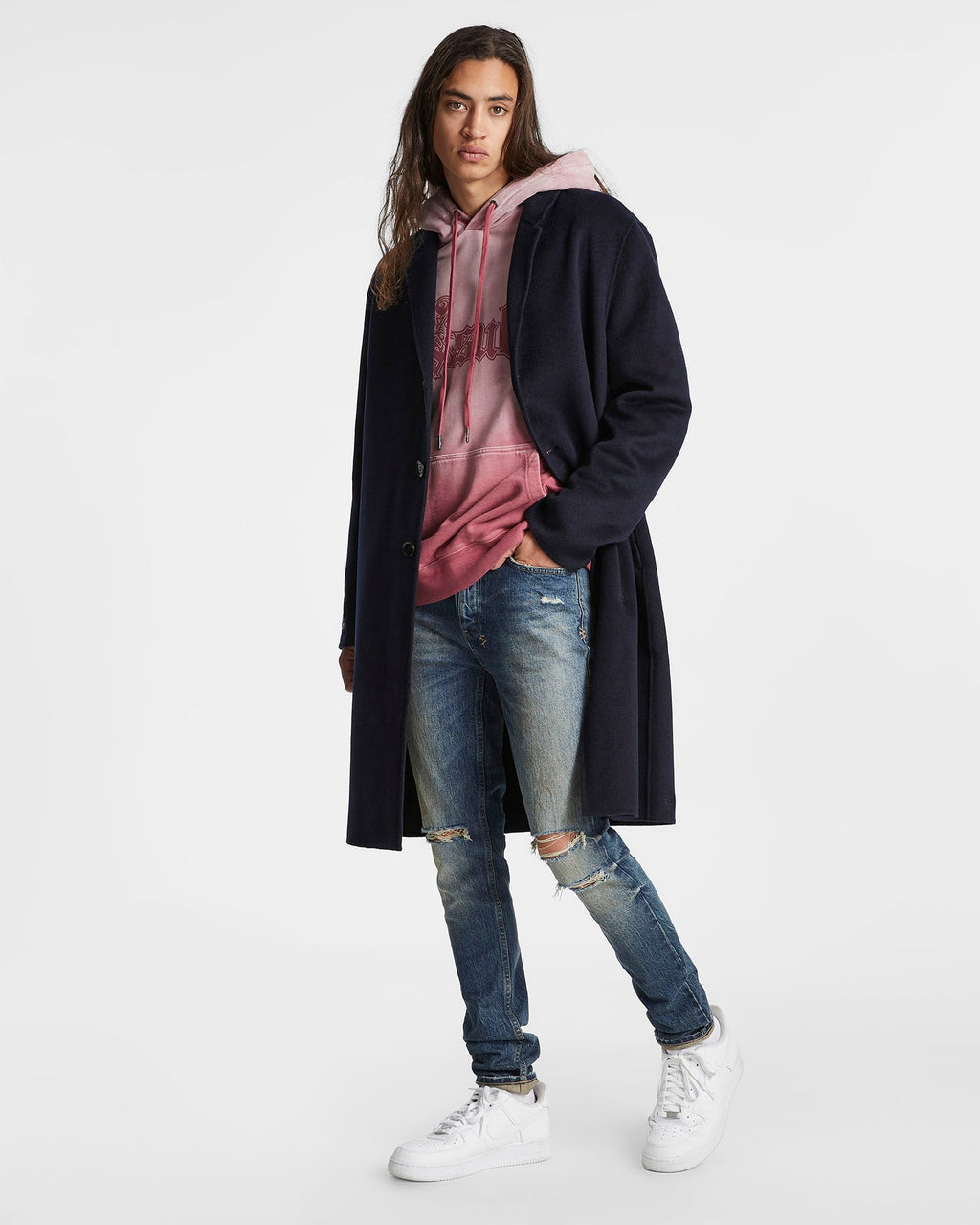 Mens Mogul Coat Petrol Relaxed Jackets - Blue