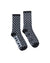 T BOX MONOGRAM KSOCKS BLACK