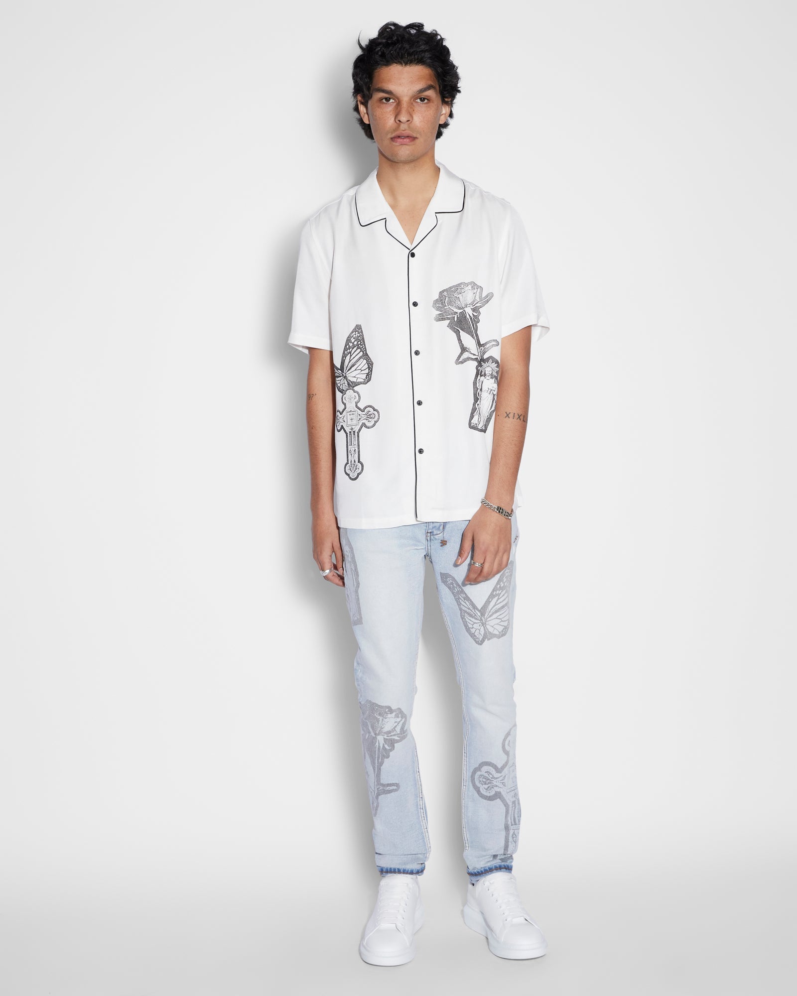 MENS  CHITCH KUT OUT NIMBUS SLIM DENIM JEANS