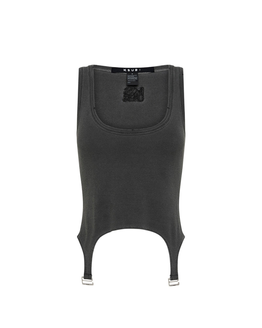 WOMENS ORIGIN TANK GARTER CHARCOAL FASHION TOPS