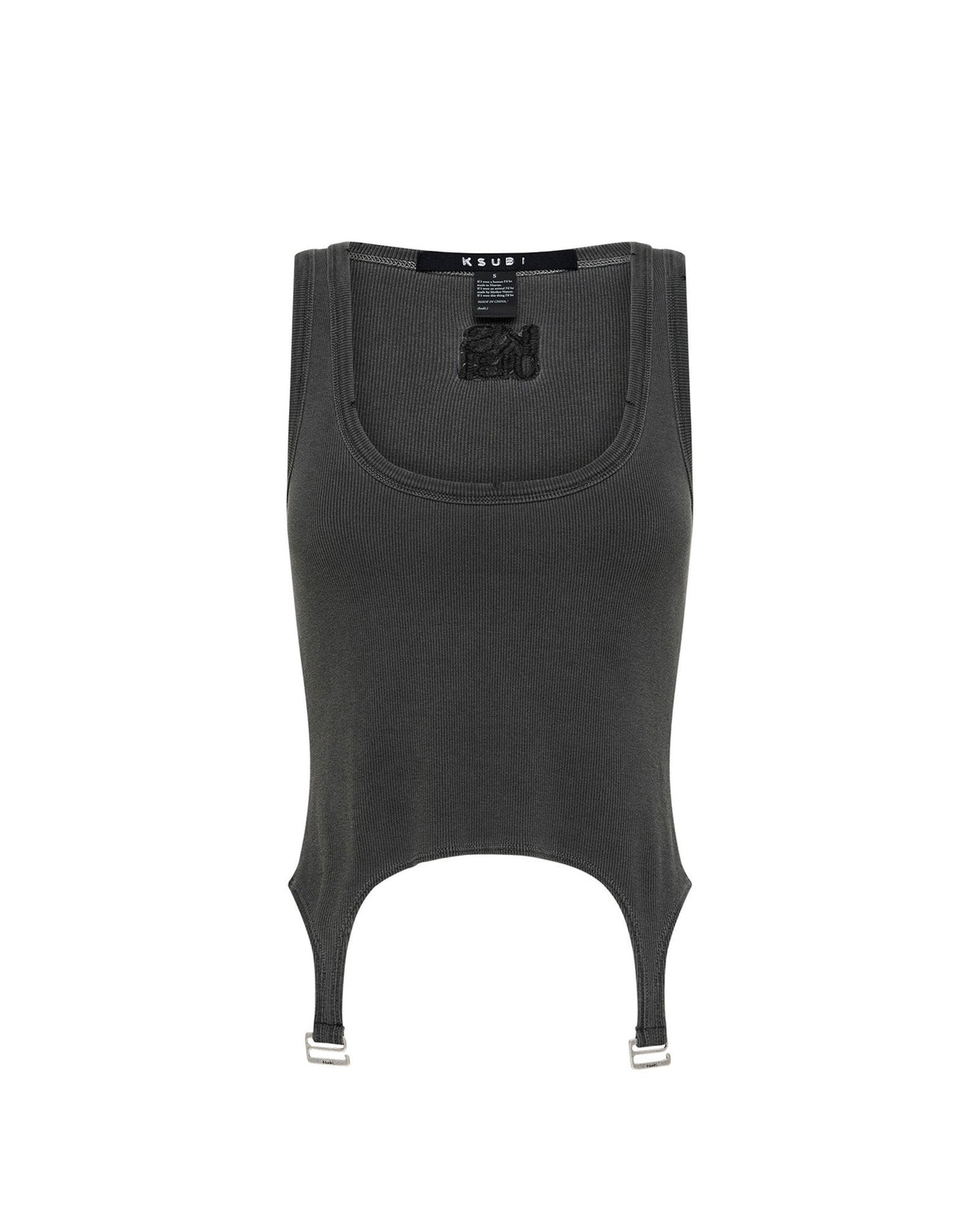 WOMENS ORIGIN TANK GARTER CHARCOAL FASHION TOPS