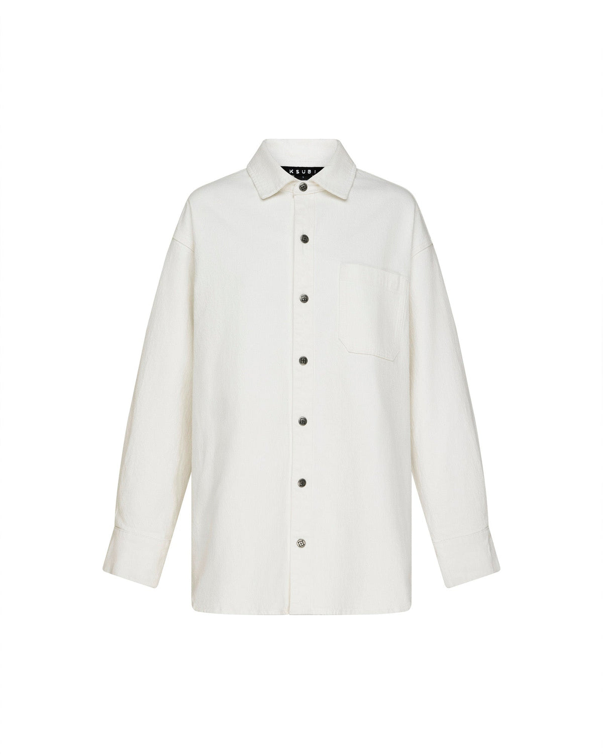 OVERSIZED LS SHIRT ECRU
