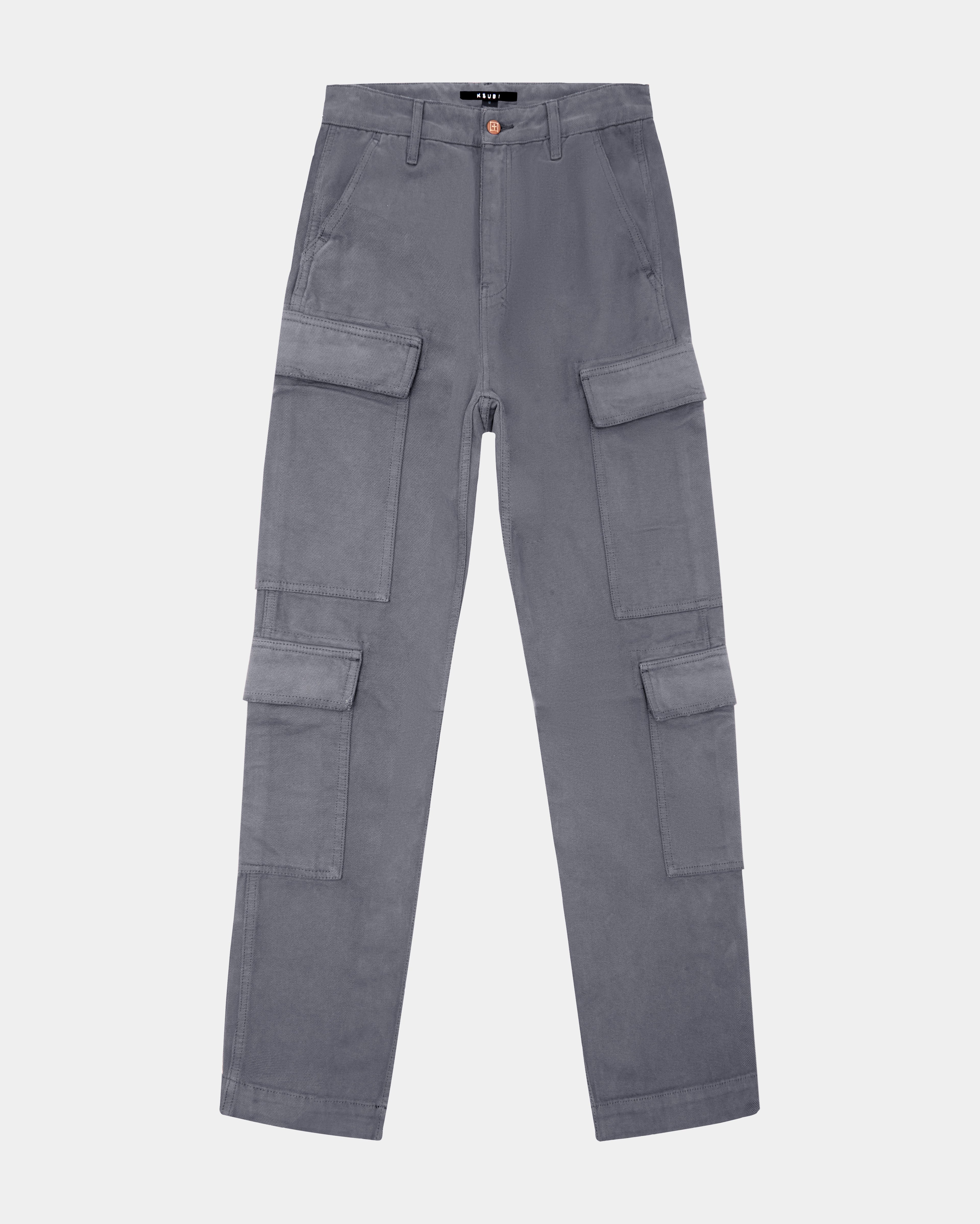 MENS ALL HANDS CARGO PANT WASHED BLACK PANTS