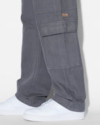 MENS ALL HANDS CARGO PANT WASHED BLACK PANTS
