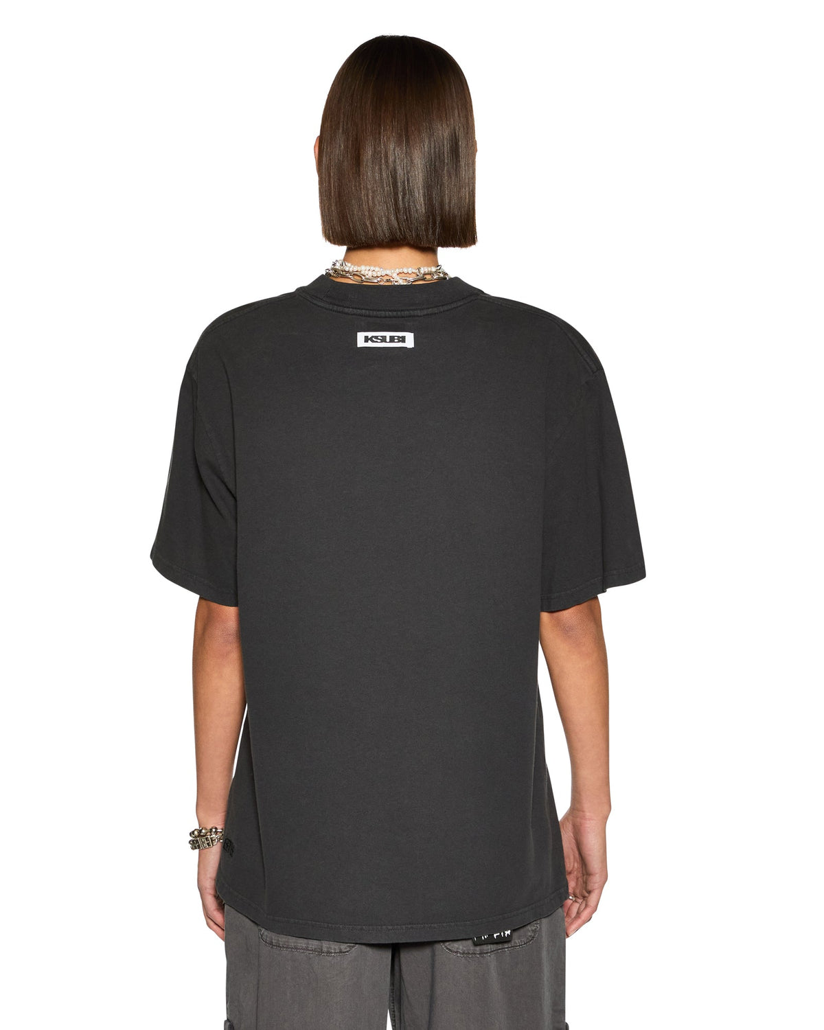 SOTT OVERSIZED SS TEE ACID BLACK