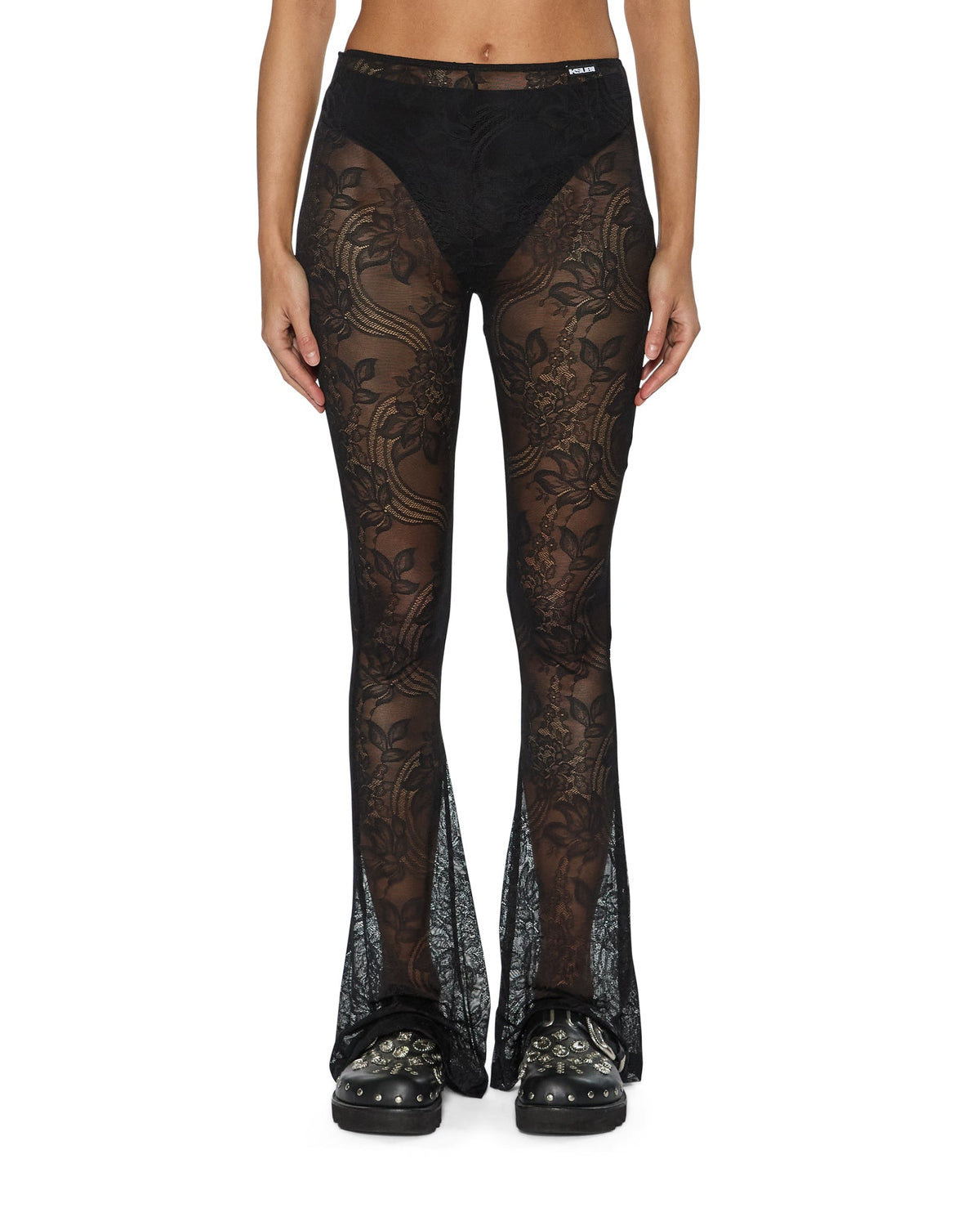 FLARE PANT BLACK LACE