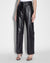 CROSSIN PANT BLACK LEATHER