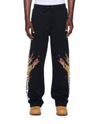 MENS KINGS SYNTHESIS TRAK PANT BLACK FADE PANTS