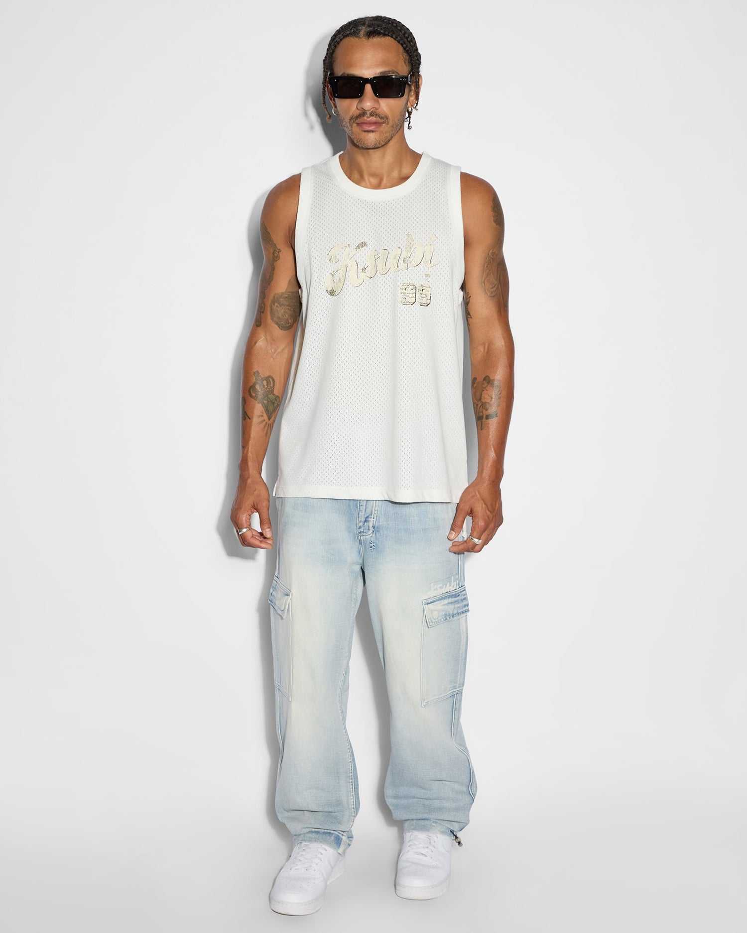 RIOT CARGO PANT BLUE ICE
