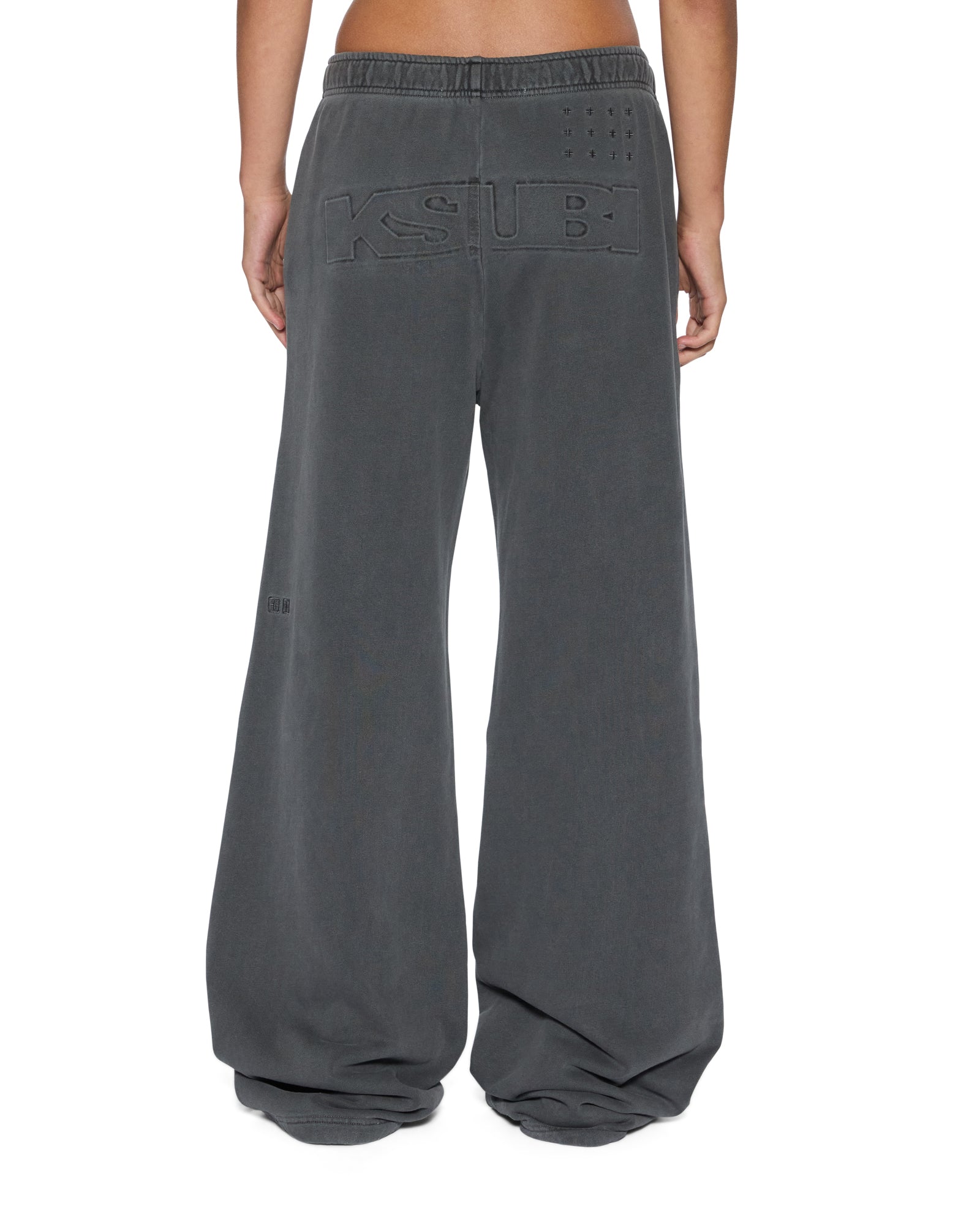 WOMENS  SOTT ORIGIN TRAKPANT CHARCOAL RELAXED PANTS