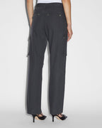 WOMENS SQUAD CARGO CHARCOAL PANTS